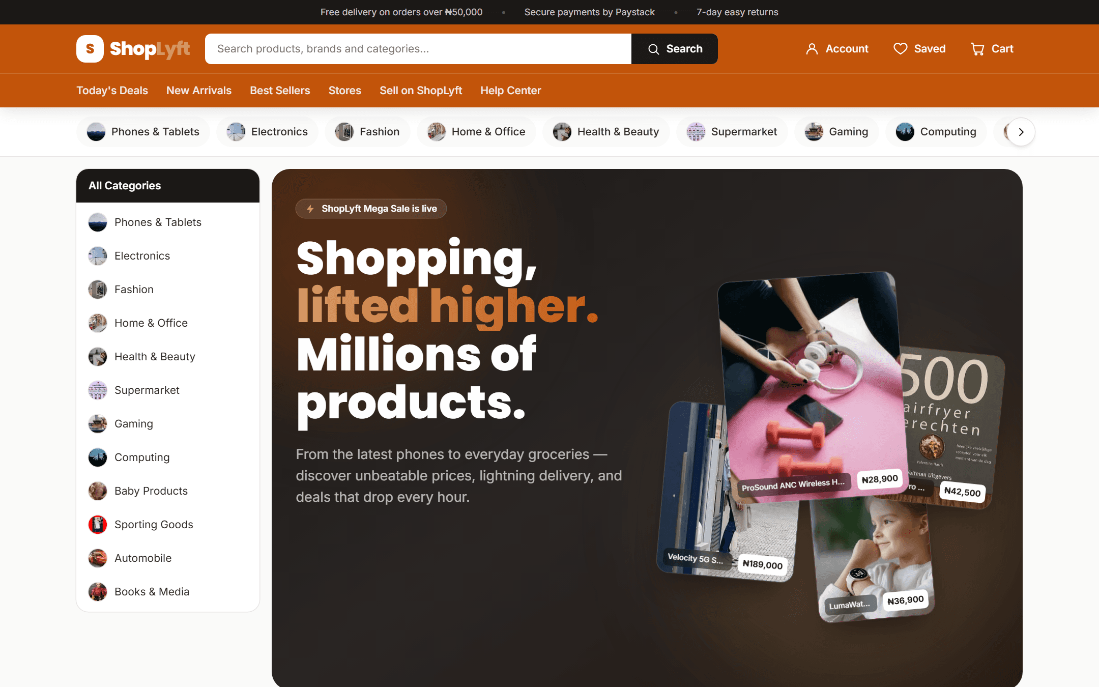 ShopLyft — E-Commerce Marketplace
