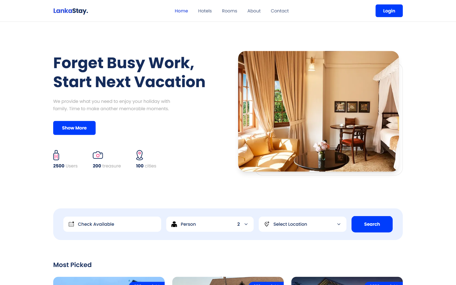 LankaStay — Booking Platform screenshot